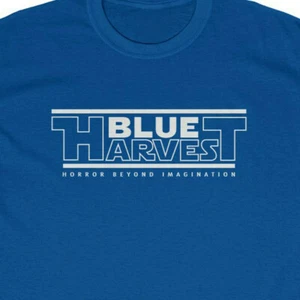 BLUE HARVEST T-Shirt - Star Jedi Wars Return SITH Mando - Picture 1 of 6