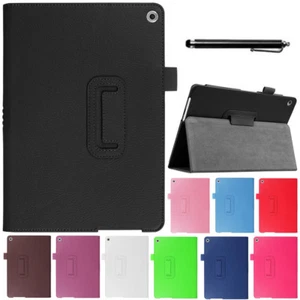 Leather Case For Huawei Mediapad T3 T5 M3 M5 8.0 9.6 8.4 10.1 10.8" Tablet - Picture 1 of 23