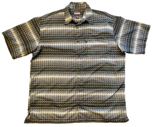 Camisa Fubu Hombres XL Negra Estampado Completo Deletrear Escritura Logo Y2K De Colección Hip Hop - Imagen 1 de 11