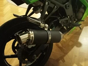 Ninja 300 Z300 2013-2017 - Stealth Black Performance Exhaust - Picture 1 of 7