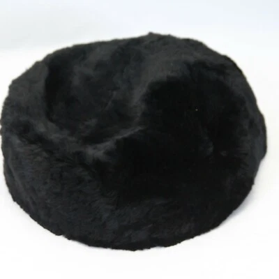 Women Fur Vintage Pill Box Hat Hand Made Margaret L. Martin  Size M - Image 1 of 4