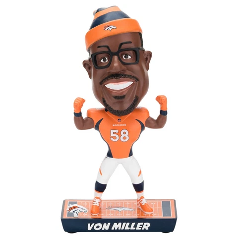 Von Miller Denver Broncos Caricature Special Edtion Bobblehead NFL Cover