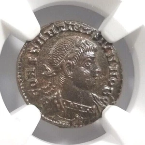 Constantine II Roman Empire BI Nummus AE3/4 NGC XF Ancient Epfig Hoard Pedigree - Picture 1 of 11