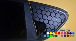 SEAT León MK2 (2005-2012) calcomanías ventana cuarto trasero - diseño panal - Imagen 1 de 6