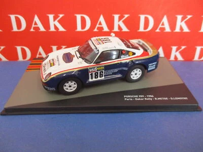 Die cast 1/43 Modellino Auto Porsche 959 Rally Dakar 1986 R. Metge - Immagine 1 di 4