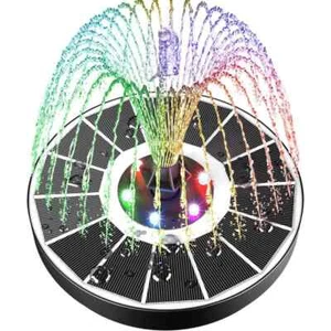 3.5-Watt Solar Fountain, Floating Water Pump with 7 Nozzles - Picture 1 of 4