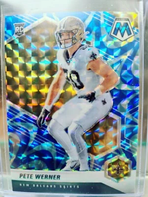 Pete Werner 2021 Mosaic RC #367 Reactive Blue Mosaic Parallel - Image 1 of 2