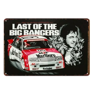 HOLDEN Last of the Big Banger Rustic Metal Tin Sign Vintage Man Cave - Picture 1 of 4