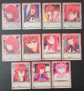 High School DxD Hero - Precious Memories / Rias - 11 Card Set (Top 4 FOILs) - Picture 1 of 12