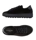 Philippe Model Sneaker Low Woman Black Size 37 Leather  Velour