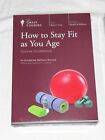 Great Courses Book & 3 DVD Discs How to Stay Fit as You Age