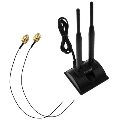 M.2 Wireless Network Antenna RP-SMA Cable WiFi Bluetooth Extension Magnetic Base - Image 1 of 4