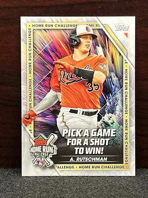 Adley Rutschman 2023 Topps #HRC-3 Home Run Challenge Baltimore Orioles - Image 1 of 4