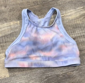 Athleta Girl Sunset High Multi Tie Dye Bikini Top size 14/XL Swim - Picture 1 of 3