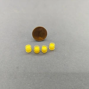 4 gefüllte Orangensaft-Gläser, Nenngröße G Gartenbahn 1:22,5 - Bild 1 von 1