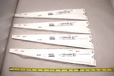 SET OF 4 - Ikea BOAXEL Bracket for Shelf, White 15 3/4 " 604.487.33 - NEW - Image 1 of 4
