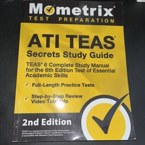 Ati Teas Secrets Study Guide - Teas 6 Complete Study Manual, Full-Length Practic - Picture 1 of 2