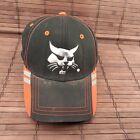 Bobcat Liquid Metal Black Orange Hat Baseball Cap 250296