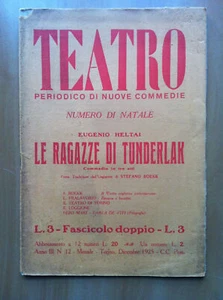 Teatro Anno III n° 12 Dicembre 1925 - E15043 - Bild 1 von 1