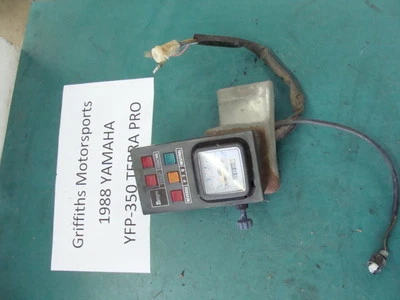 88 1988 YAMAHA TERRAPRO YFP350 TERRA PRO SPEEDOMETER GAUGE DASH PANEL WARNING - Image 1 of 4