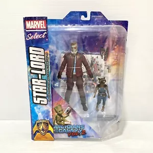 Marvel Diamond Select Star-Lord & Rocket Figurines Guardians Of The Galaxy Vol.2 - Picture 1 of 6