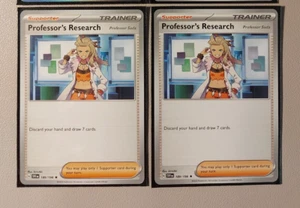 2x Professor's Research 189/198 Pokemon card Scarlet & Violet rare NM - Picture 1 of 1