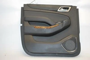 2015-2017 GMC YUKON XL 1500 REAR LEFT DRIVER SIDE DOOR PANEL TRIM BLACK OEM - Picture 1 of 4