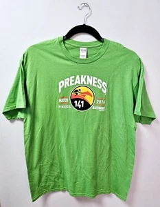 2016 Preakness Stakes 141 Green T-Shirt Size XL - NEW - Picture 1 of 5