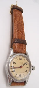 ROLEX OYSTER RALEIGH VGC RUNNING NICE LEATHER BAND - Picture 1 of 11