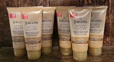 6x Jergens Natural Glow Revitalizing Body Lotion Fair -Medium Shade 2 Fl Oz  - Image 1 of 3