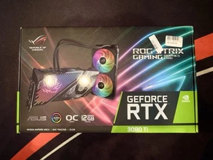 ASUS ROG Strix LC GeForce RTX 3080 Ti OC Edition 12GB Gaming Graphics Card - Picture 1 of 19