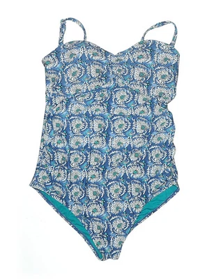 Traje de baño de una pieza azul marino antiguo para mujer L Foto 1 de 2