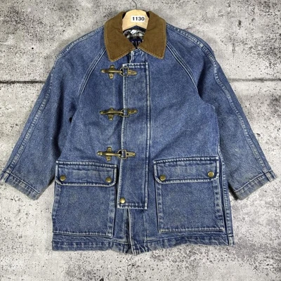 Chaqueta vintage GAP Fireman broche medio palanca lona abrigo pana cuadros años 90 Foto 1 de 4