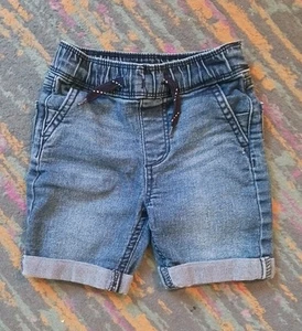 Joe’s Jeans Shorts Girls Boy Toddler 4T Rolled Cuff Denim Elastic Waist - Picture 1 of 3