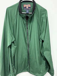 Chaqueta de lluvia Duluth Trading para hombre cortavientos verde XLT alta - Imagen 1 de 5