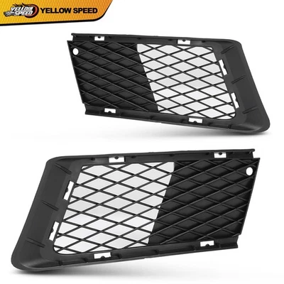 Rejilla de parachoques izquierda y derecha de plástico 2 piezas apta para BMW 328xi 328i Xdrive 2007-2010 Foto 1 de 4