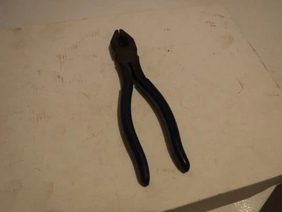 Herramientas Klein Vintage Nº Cortadores/alicates de liniero 201-7 - asas recubiertas de azul Foto 1 de 4