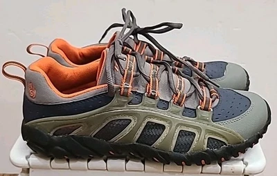 TEVA Gamma Mujer Senderismo Trail Zapatos 9 Verde Naranja Azul 6869 Foto 1 de 4
