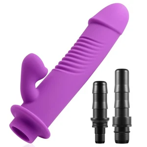 Sexy lila Leckerkopf Massagepistole Köpfe Tiefengewebe Massagegerät Aufsätze einfach - Bild 1 von 10