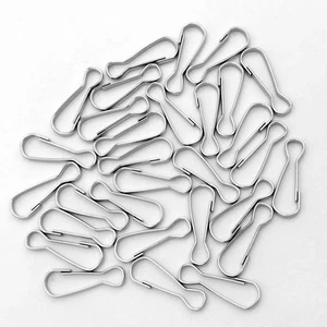 Pack of 30 Metal Lanyard Hooks for DIY Jewelry Making - Picture 1 of 22
