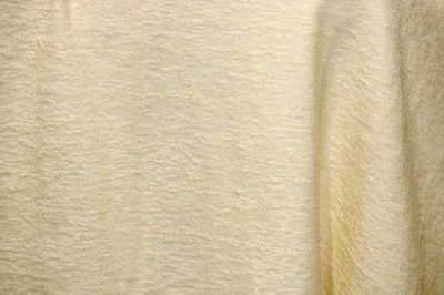 FRENCH TERRY KNIT 2 WAY SPANDEX FABRIC 60" WIDE LIGHT YELLOW 9 OZS. BY THE YARD - Image 1 of 4