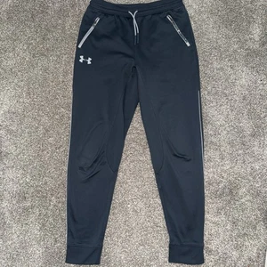 Pantaloni della tuta da jogging Under Armour grigi da ragazzo pantaloni attivi taglia L - Foto 1 di 3