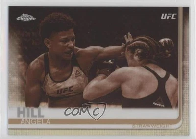 2019 Topps Chrome UFC Sepia Angela Hill #72 - Image 1 of 2