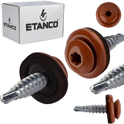 Bauernschrauben GTF02P Panhead 4,8x20mm RAL 8004 - Bild 1 von 4