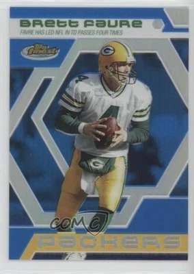 2006 Topps Finest Moments Blue Refractor /299 Brett Favre #BF14 HOF - Image 1 of 2