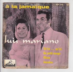 Luis MARIANO Vinyl 45T EP 7" Operette Film A LA JAMAICA - MASTERSTIMME 231 RARE - Bild 1 von 1