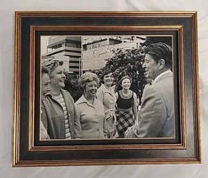 JSA Authenticated - Ronald Reagan Autographed Picture - Custom Framed - Picture 1 of 2
