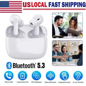 Bluetooth 5.3 Translator Earbuds 144 Languages Real Time Translation Earphones - Picture 1 of 11