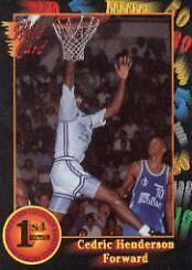 1991-92 Wild Card #87 Cedric Henderson