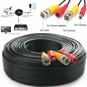 BNC DC Power Lead CCTV Security Camera DVR Video Camera Extension Cable 5-40M - Picture 1 of 24